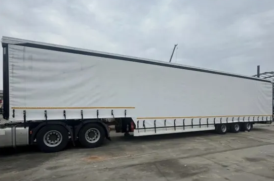 Fast Loading Sliding Curtain Cargo Trailer for Intermodal Transport
