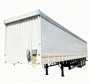 Fast Loading Sliding Curtain Cargo Trailer for Intermodal Transport