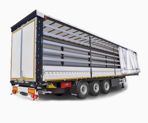 Heavy Duty Tri-Axle Sliding Curtain Trailer with High Payload