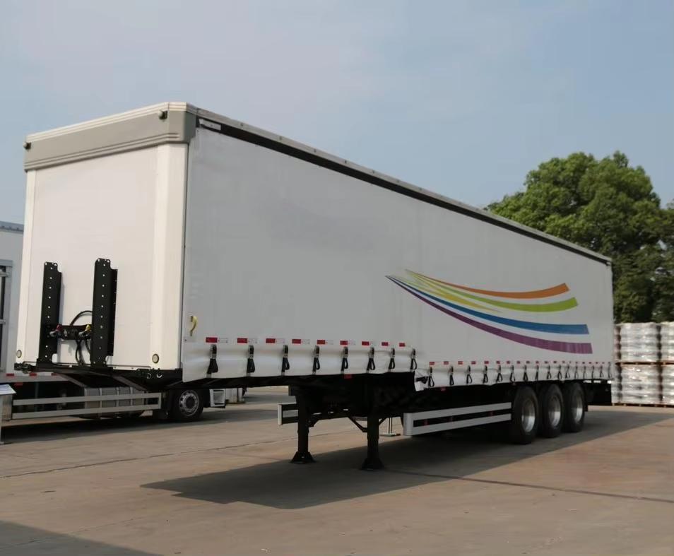 High Volume 45ft Curtain Side Semi Trailer Engineering Solution