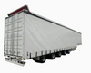 Premium Tri-Axle Curtain Side Trailer from Certified Manufacturer