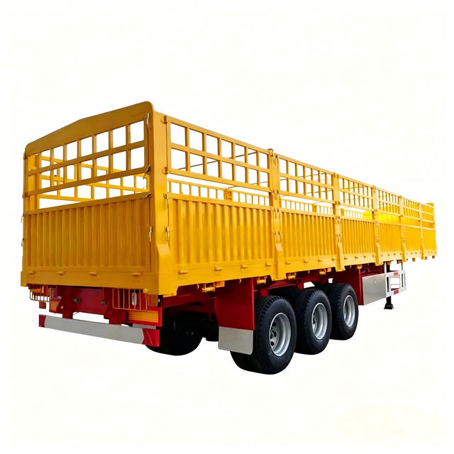60-80 Ton High Capacity Sidewall Semi Trailer – Rugged Construction