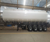 4-Compartment 45m³ Fuel Bowser Semi Trailer with Flow Meter
