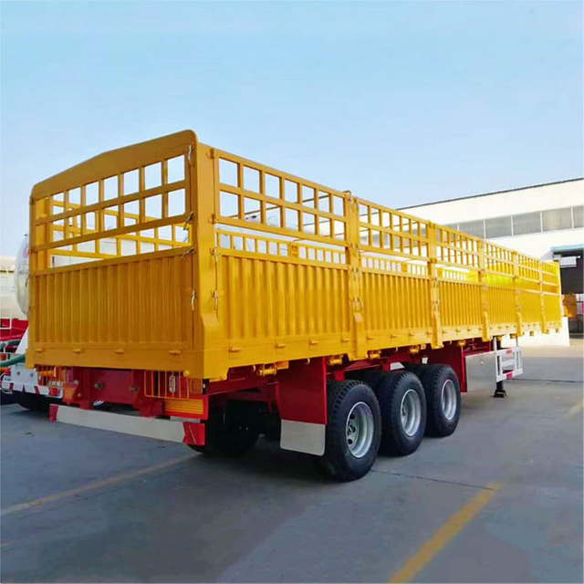 60-80 Ton High Capacity Sidewall Semi Trailer – Rugged Construction